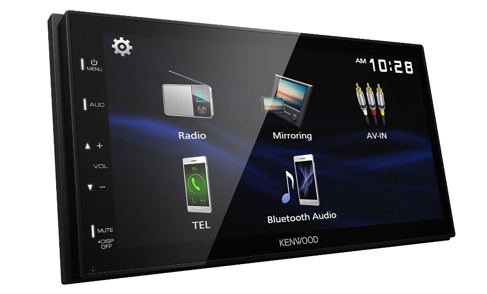 Autoestéreo 2 DIN Kenwood DMX129BT Pantalla WVGA de 6,8"/Android Mirroring/EQ de 13 Bandas/Bluetooth