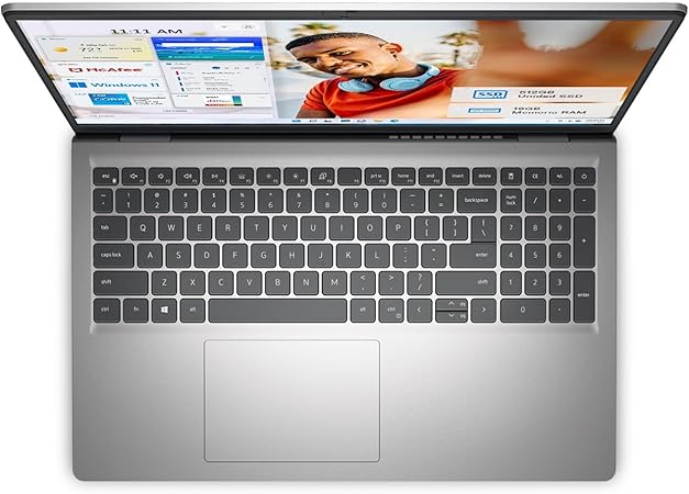 Laptop DELL Inspiron 3535 RYZEN 5-7520U 8GB SSD 512GB FHD W11H Gris + Audifonos Bluetooth 
