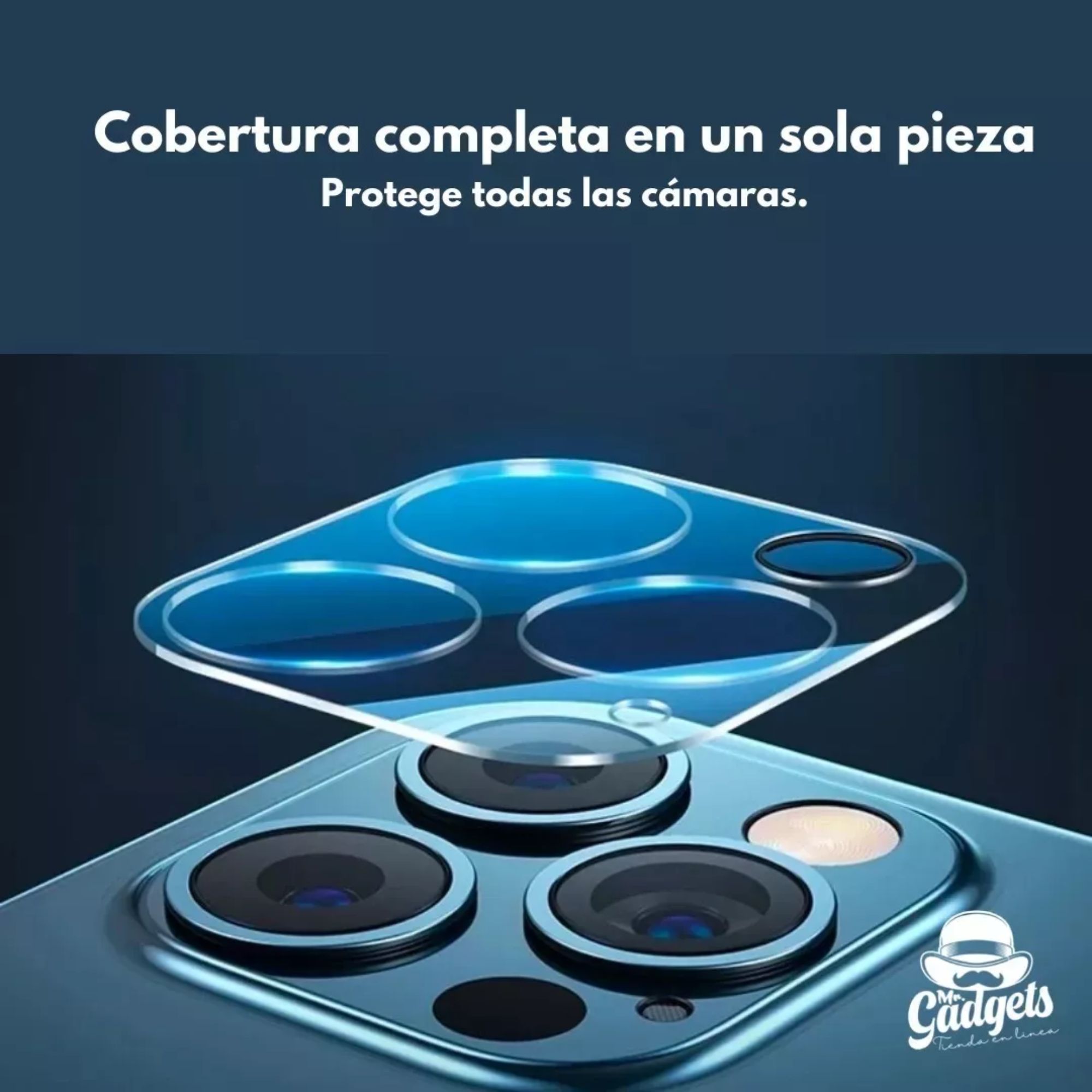 2 Micas Protectoras Lente Cámara Para iPhone 16/16 Plus Cristal