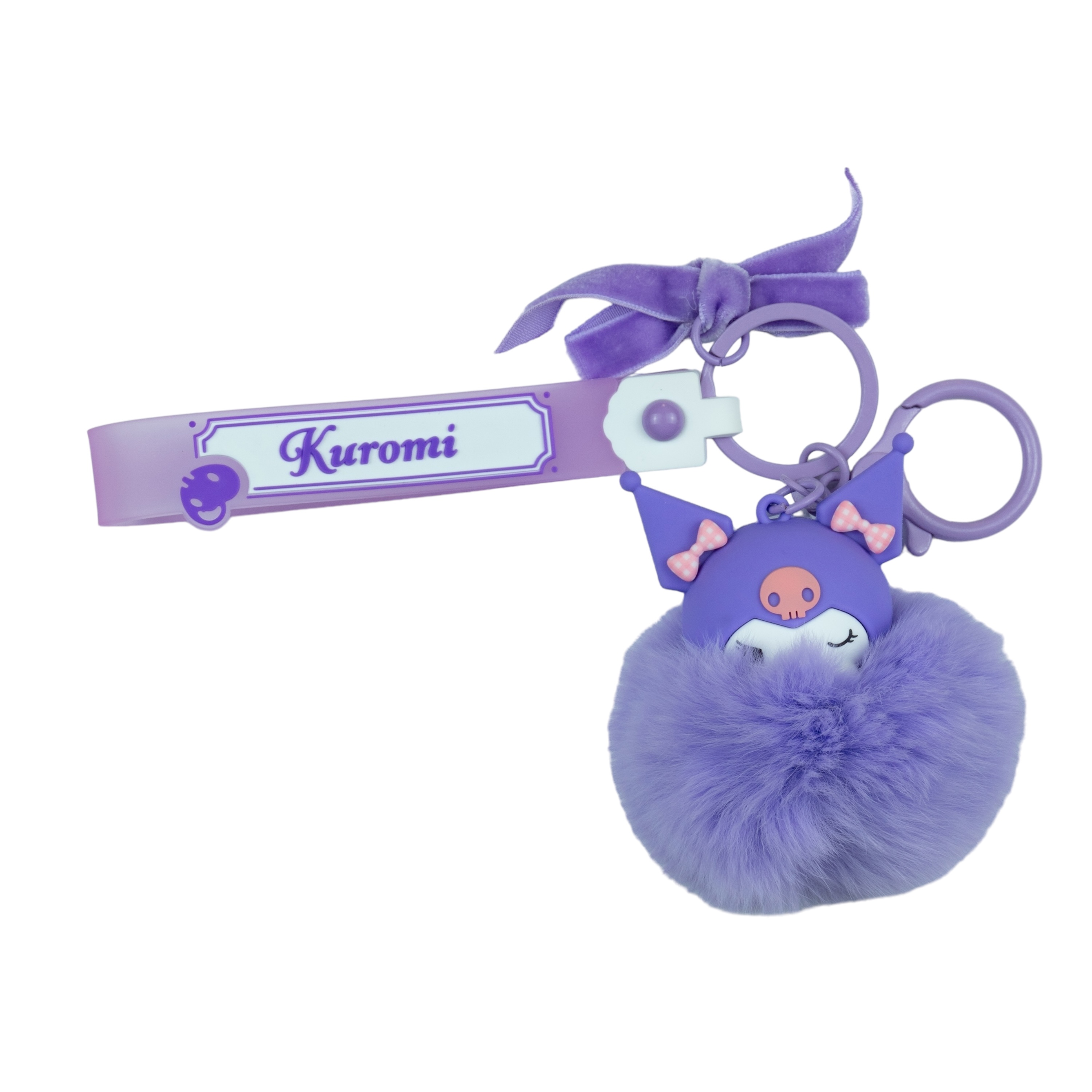 Llavero de Kuromi Pompon