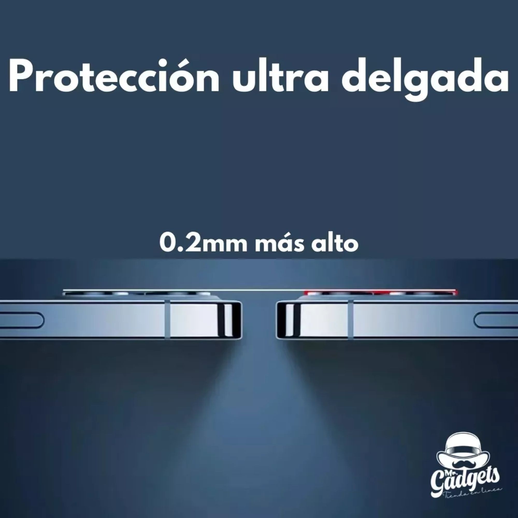 2 Micas Protectoras Lente Cámara Para iPhone 16/16 Plus Cristal