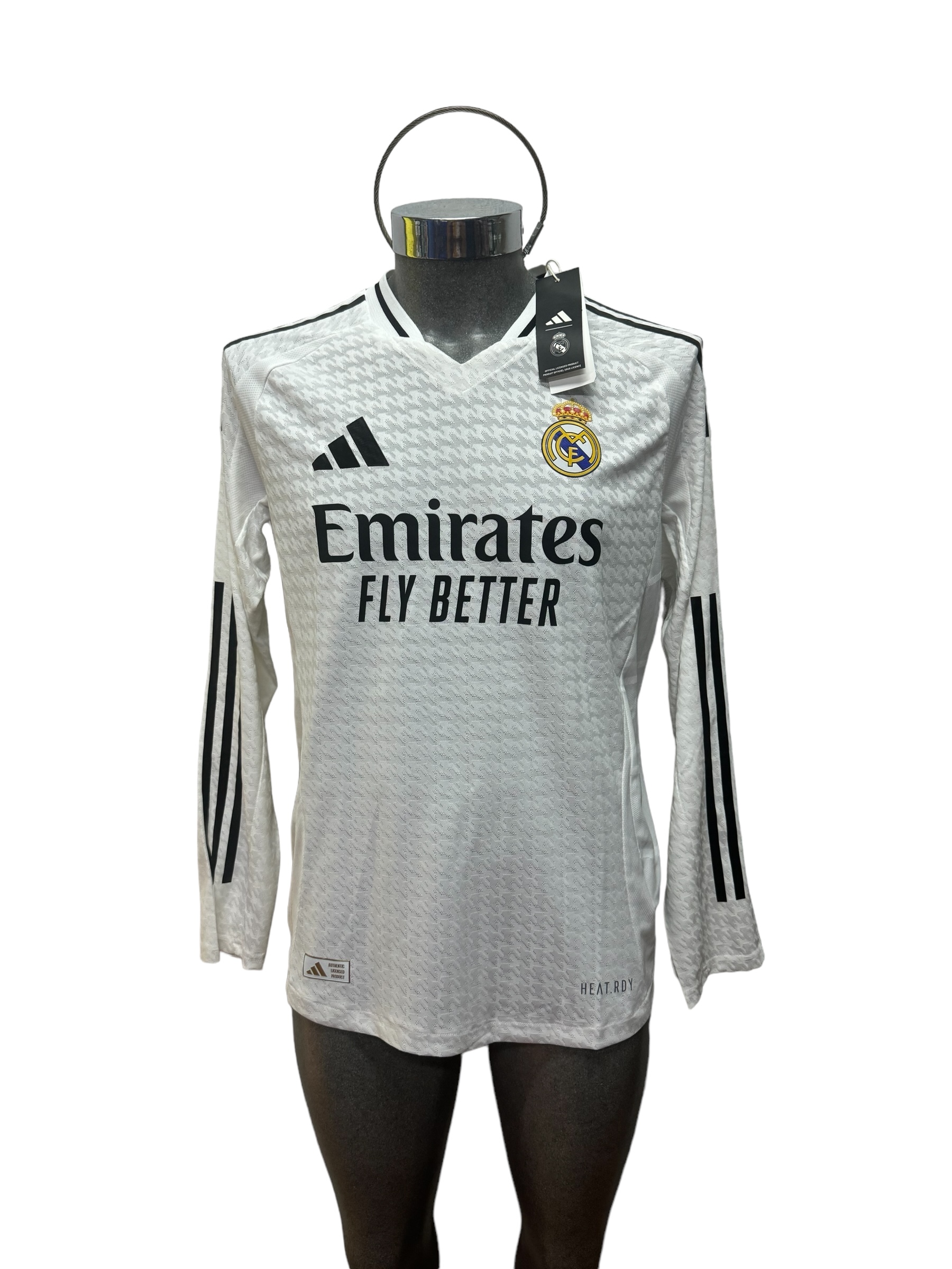 Jersey Original Adidas Real Madrid manga larga  jugador Heat.Rdy 2024-2025 IT5204