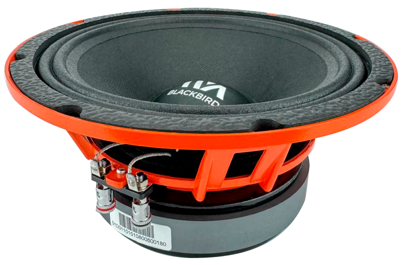 Par Medio Rango Black Bird Bb84 War Audio 8puLG 400w Rms