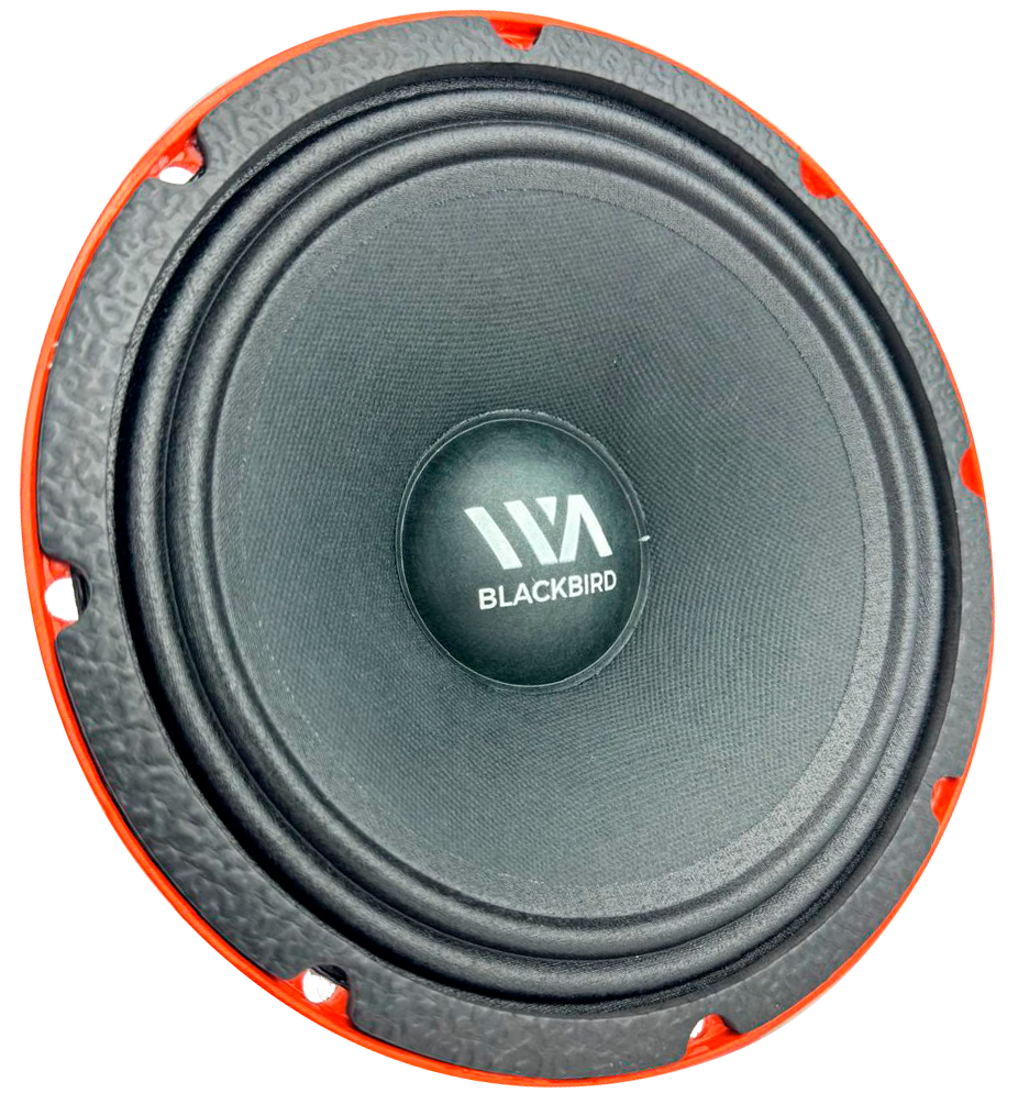 Par Medio Rango Black Bird Bb84 War Audio 8puLG 400w Rms