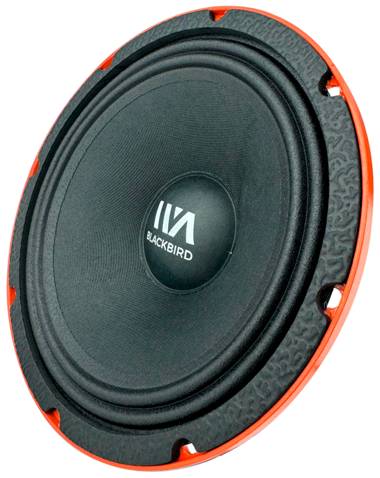 Par Medio Rango Black Bird Bb84 War Audio 8puLG 400w Rms