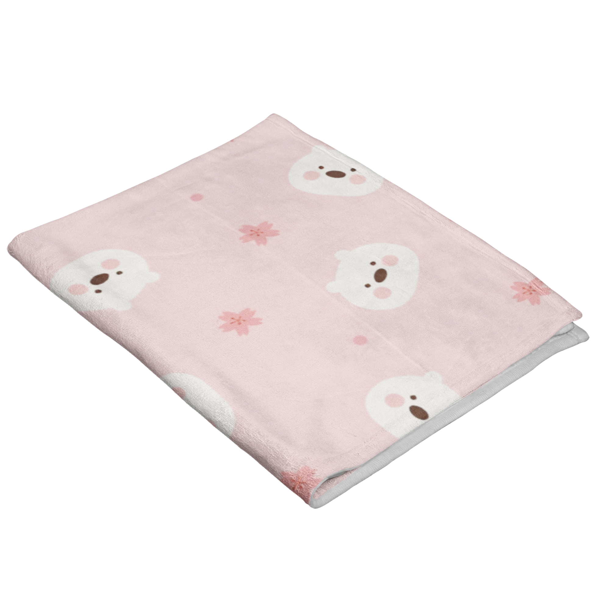 Cobija Manta Frazada Para Bebé Diseño de Osos Rosas Ultra Suave y Ligera de Alta Calidad