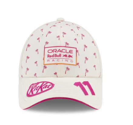 Formidable! Gorra Red Bull Racing Sergio Checo Perez 11 Gran Premio de Miami Rosa