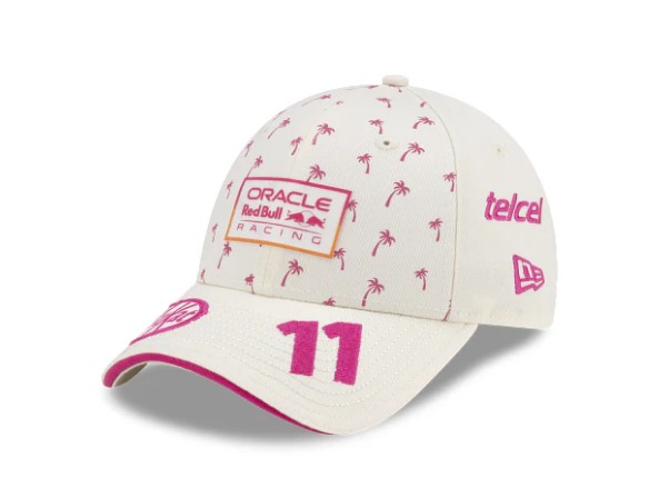 Formidable! Gorra Red Bull Racing Sergio Checo Perez 11 Gran Premio de Miami Rosa