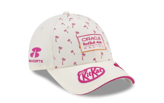 Formidable! Gorra Red Bull Racing Sergio Checo Perez 11 Gran Premio de Miami Rosa