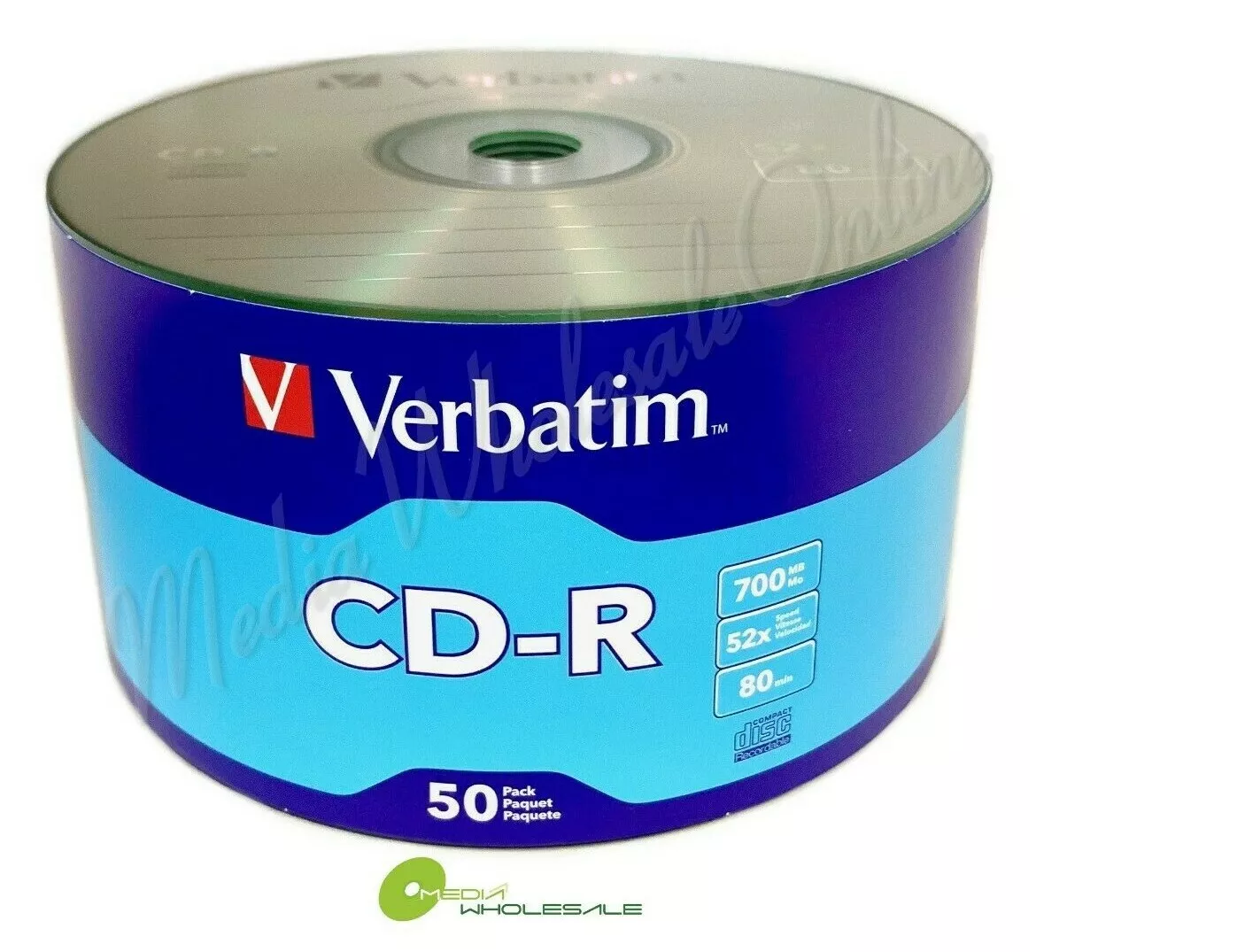 VERBATIM DISCO CD-R 700MB 80MIN 50 PACK 94691