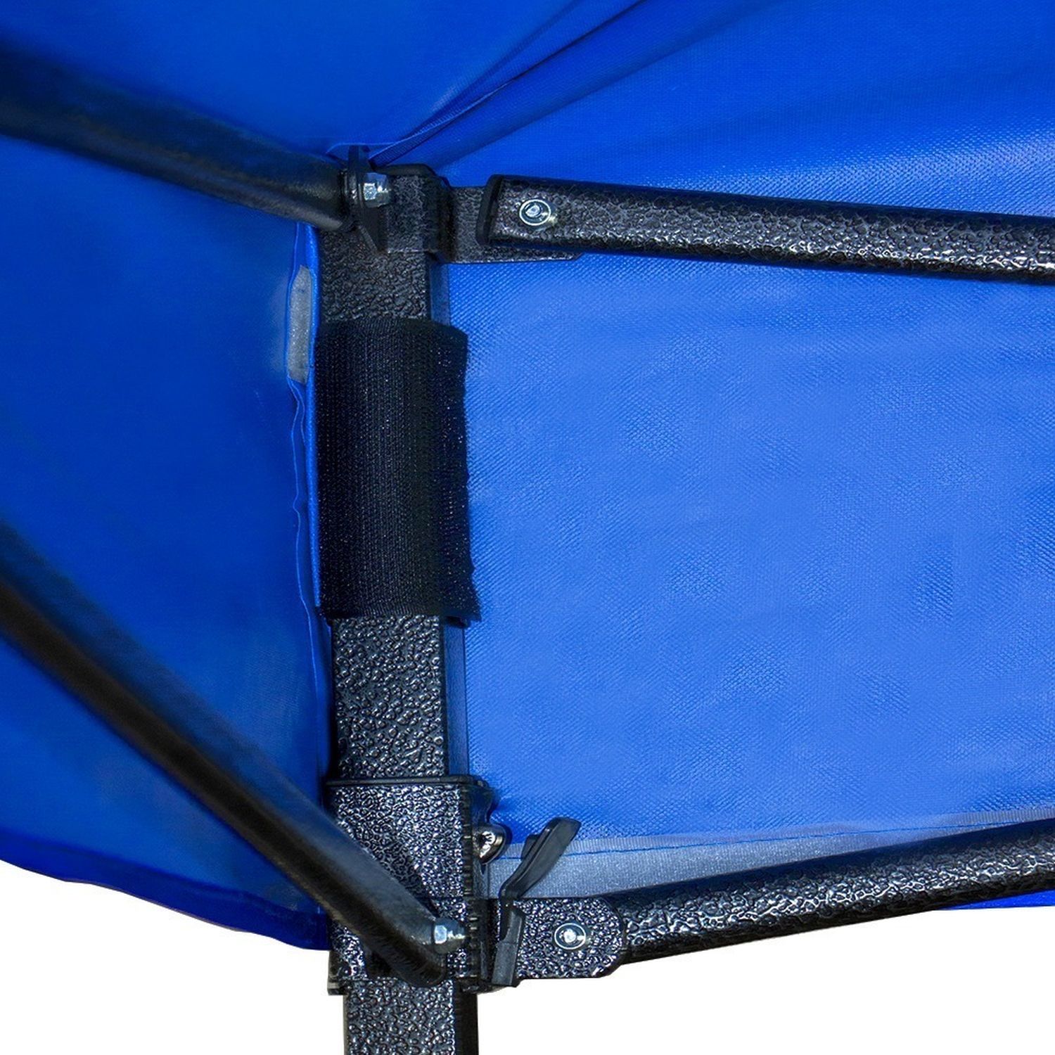 Carpa 6x3 Toldo Plegable Reforzado Impermeable Lona Azul Exterior Jardin Jardimex