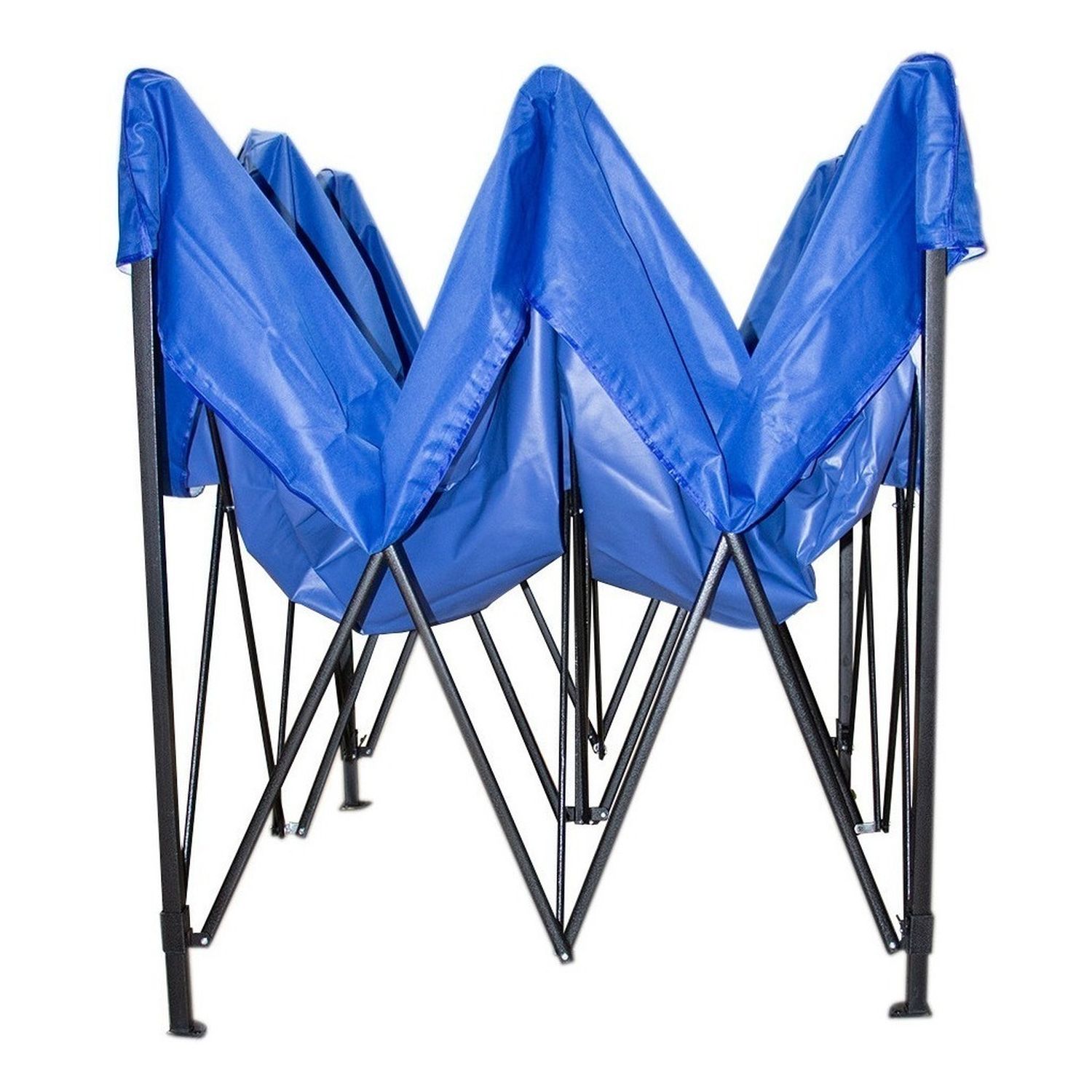 Carpa 6x3 Toldo Plegable Reforzado Impermeable Lona Azul Exterior Jardin Jardimex