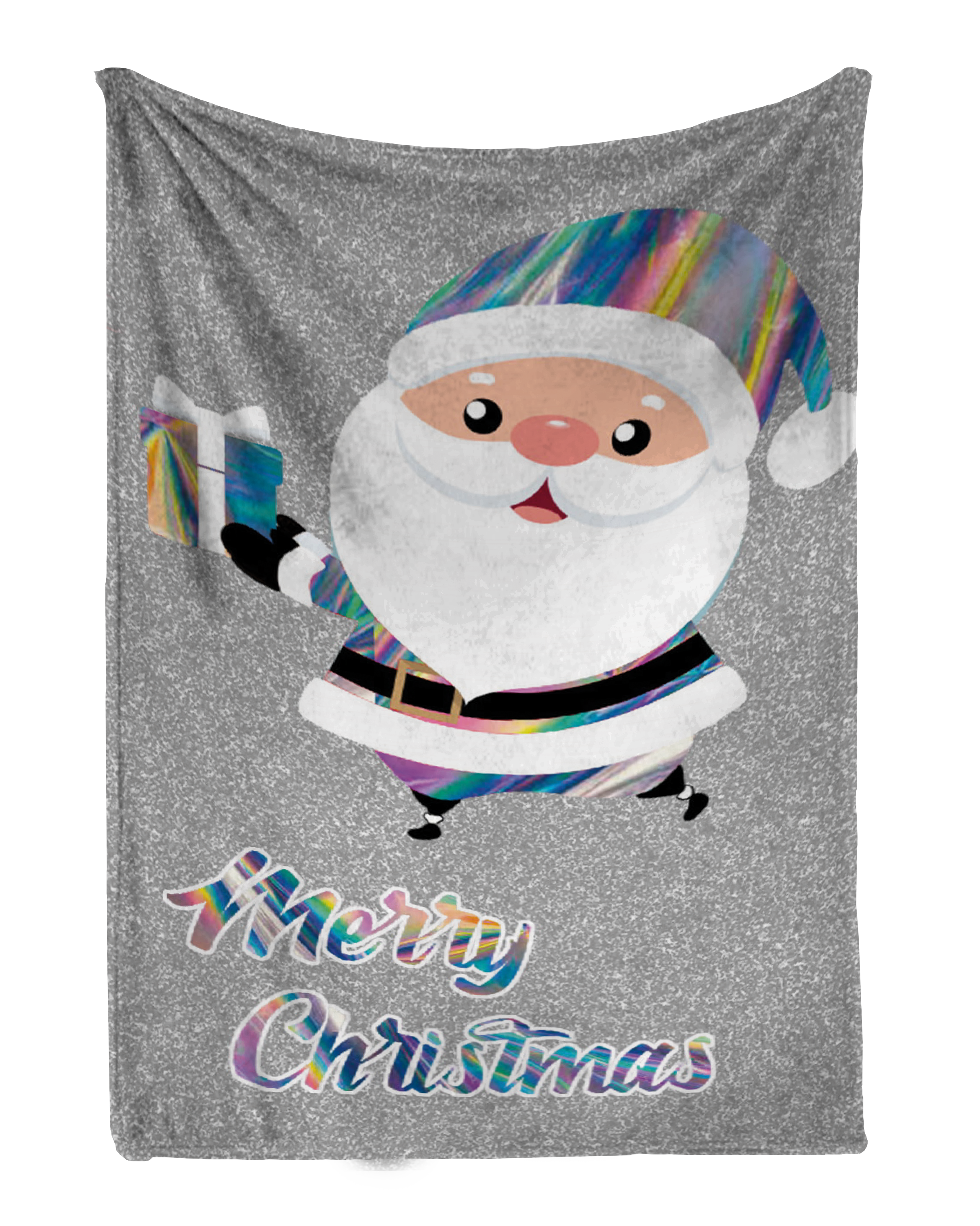 Cobija Manta Frazada Diseño de Navidad Santa Claus Temporada de Noche Buena Ultra Suave y Ligera de Alta Calidad