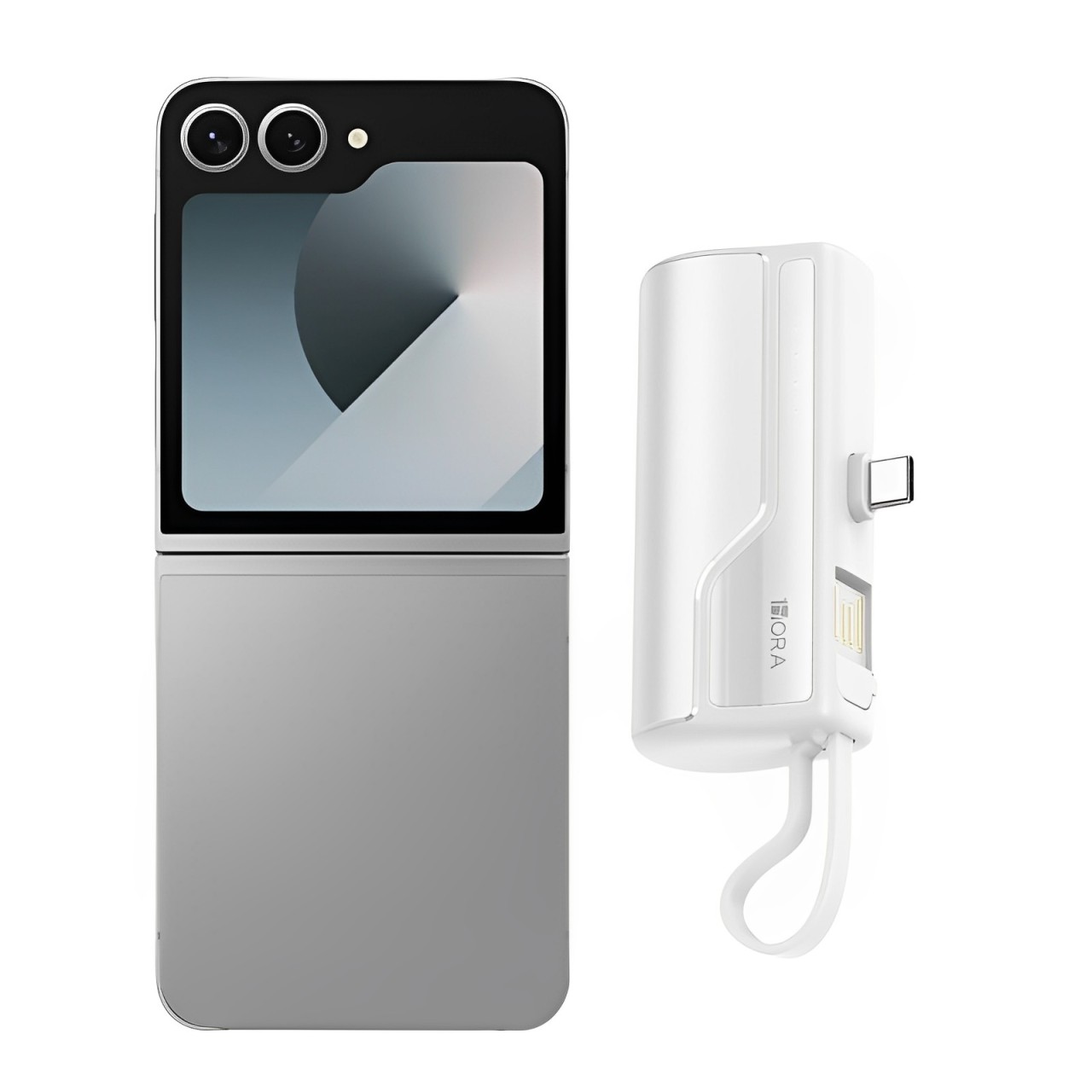 Galaxy Z Flip 6 256GB Plata Desbloqueado + Mini Power Bank