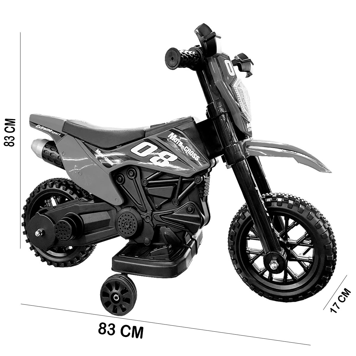 Montable Electrico Para Niños Mini Moto Control Remoto 1288 C-Lee Verde