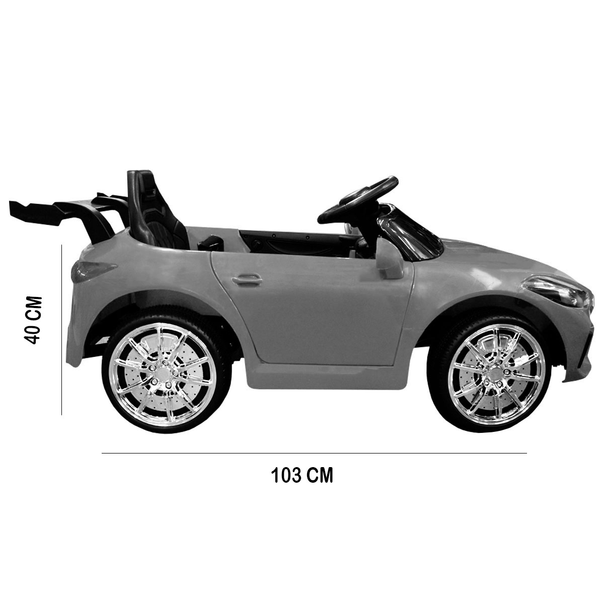 Montable Electrico Para Niños 918-6V BMW Le Monde Amarillo