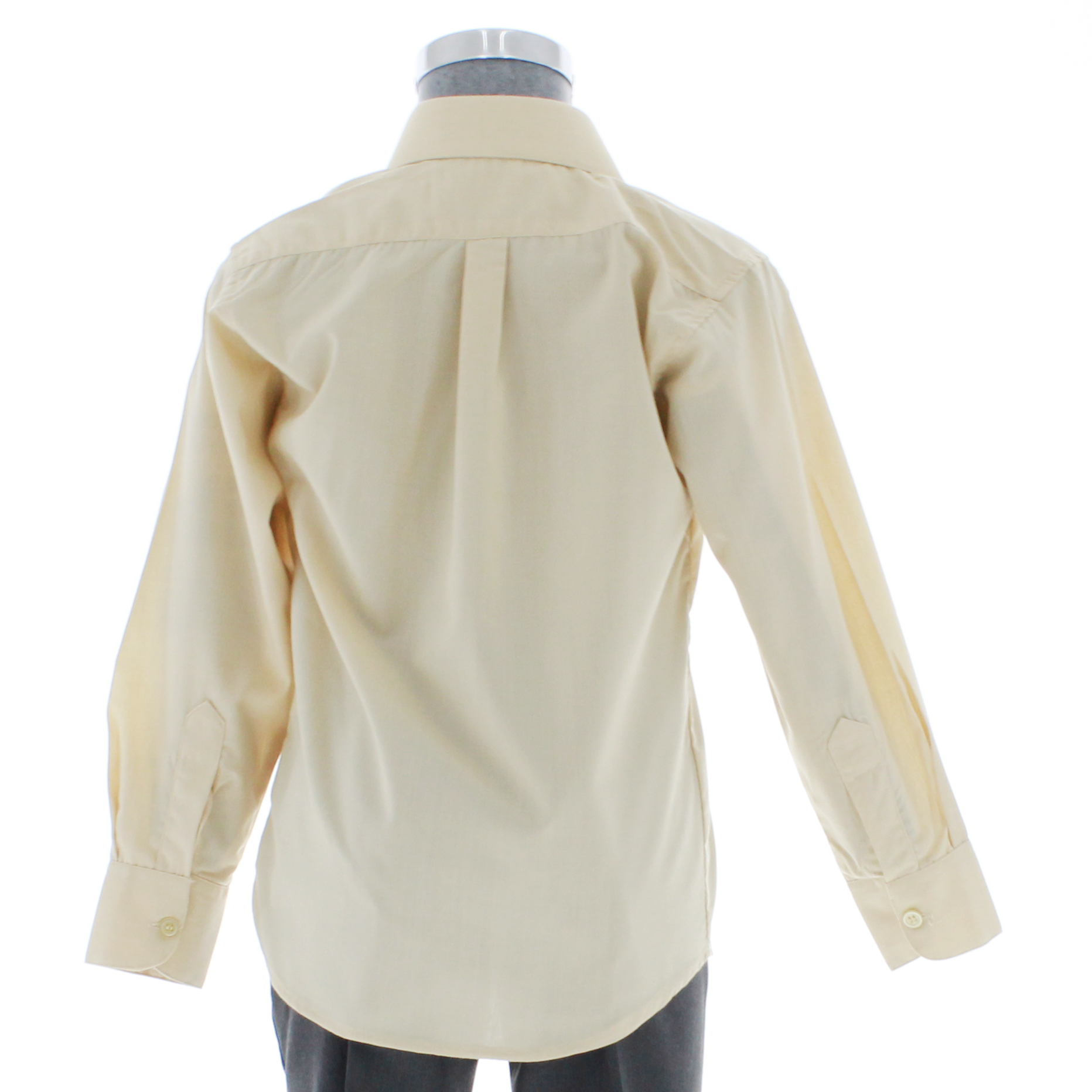 Camisa Beige De Vestir Para Niño Manga Larga 3605 2-18 Años