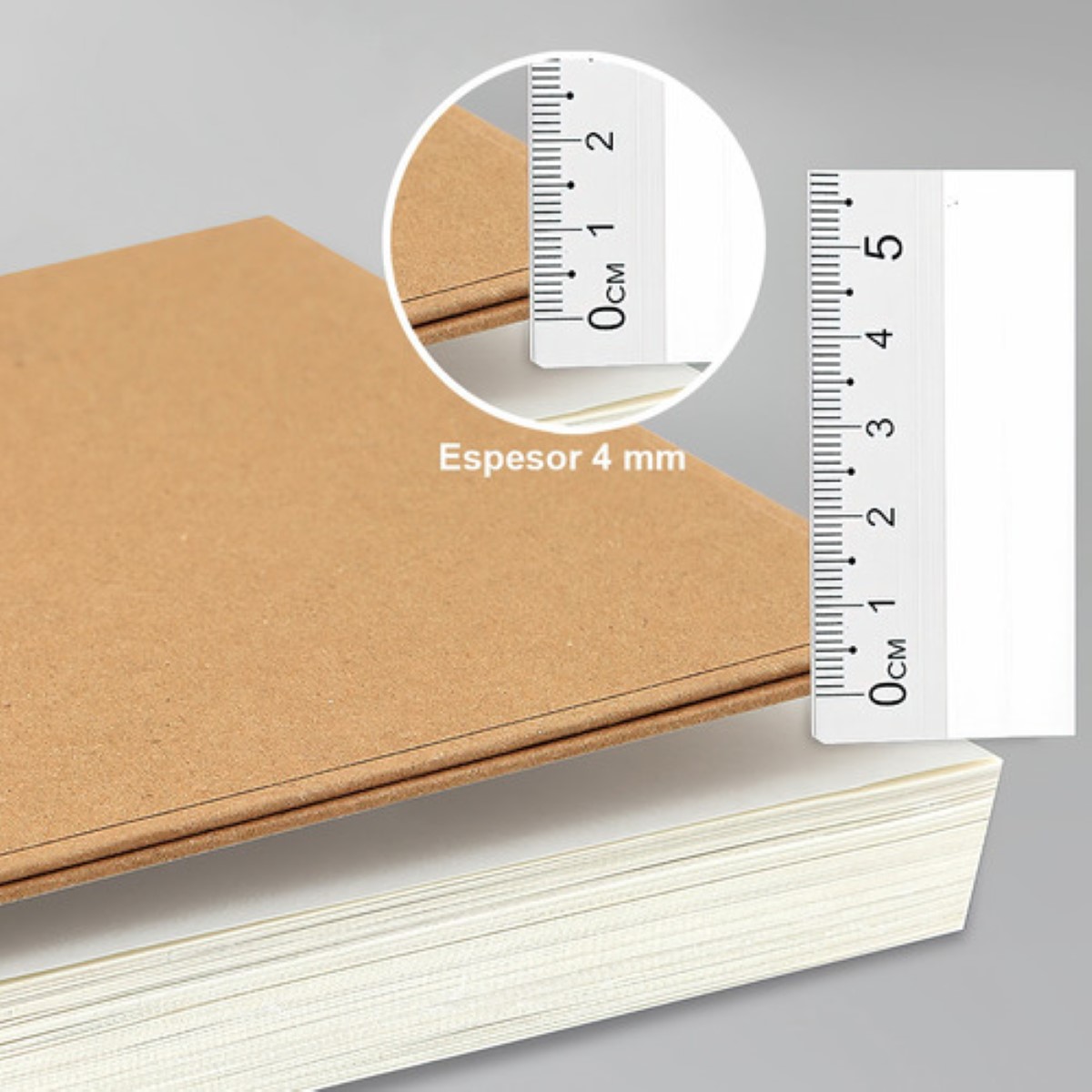 Cuaderno Dibujo O Acuarela Cubierta De Papel Kraft 3pcs