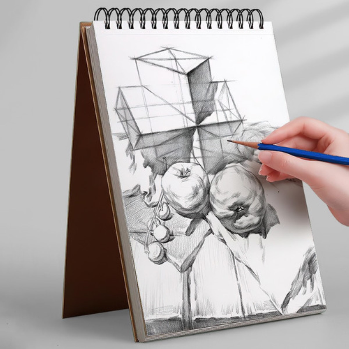 Cuaderno Dibujo O Acuarela Cubierta De Papel Kraft 3pcs