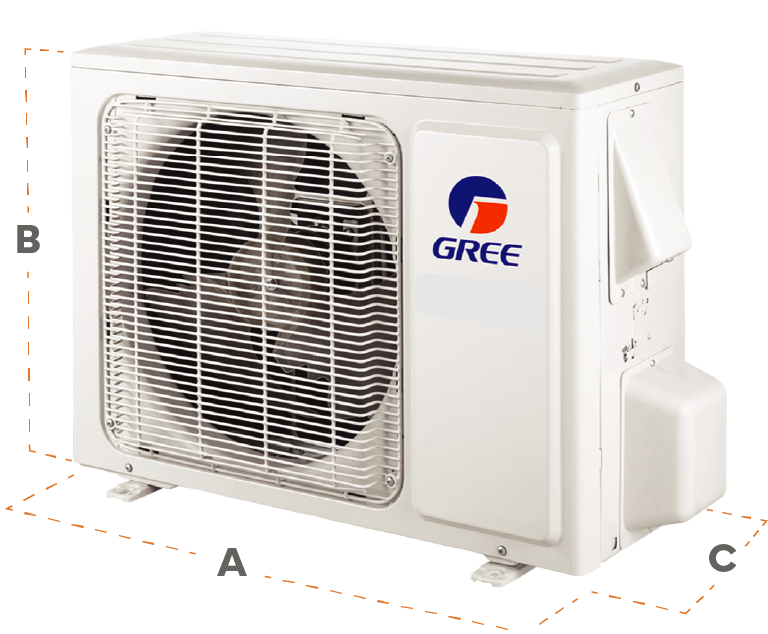 Minisplit ON-OFF Gree Ultra 2  Ton. Solo Frio 220V