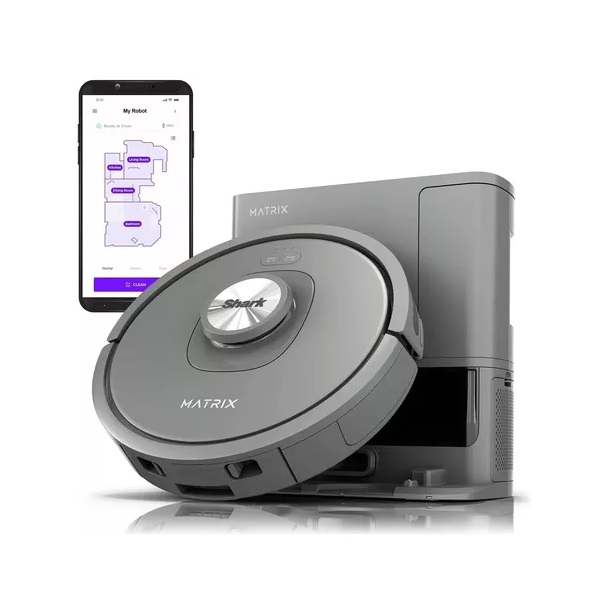 Aspiradora Robot Shark Matrix Modelo UR2350AE AI Ultra Con Base Autovaciable Hepa Xl