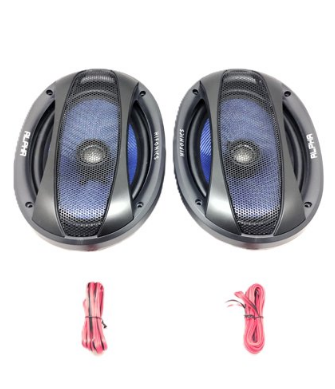 Bocinas Coaxiales HIFONICS HA69CX 150W RMS 6x9 Pulgadas 4 Ohms  2 Vías