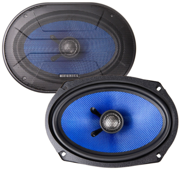 Bocinas Coaxiales HIFONICS HA69CX 150W RMS 6x9 Pulgadas 4 Ohms  2 Vías