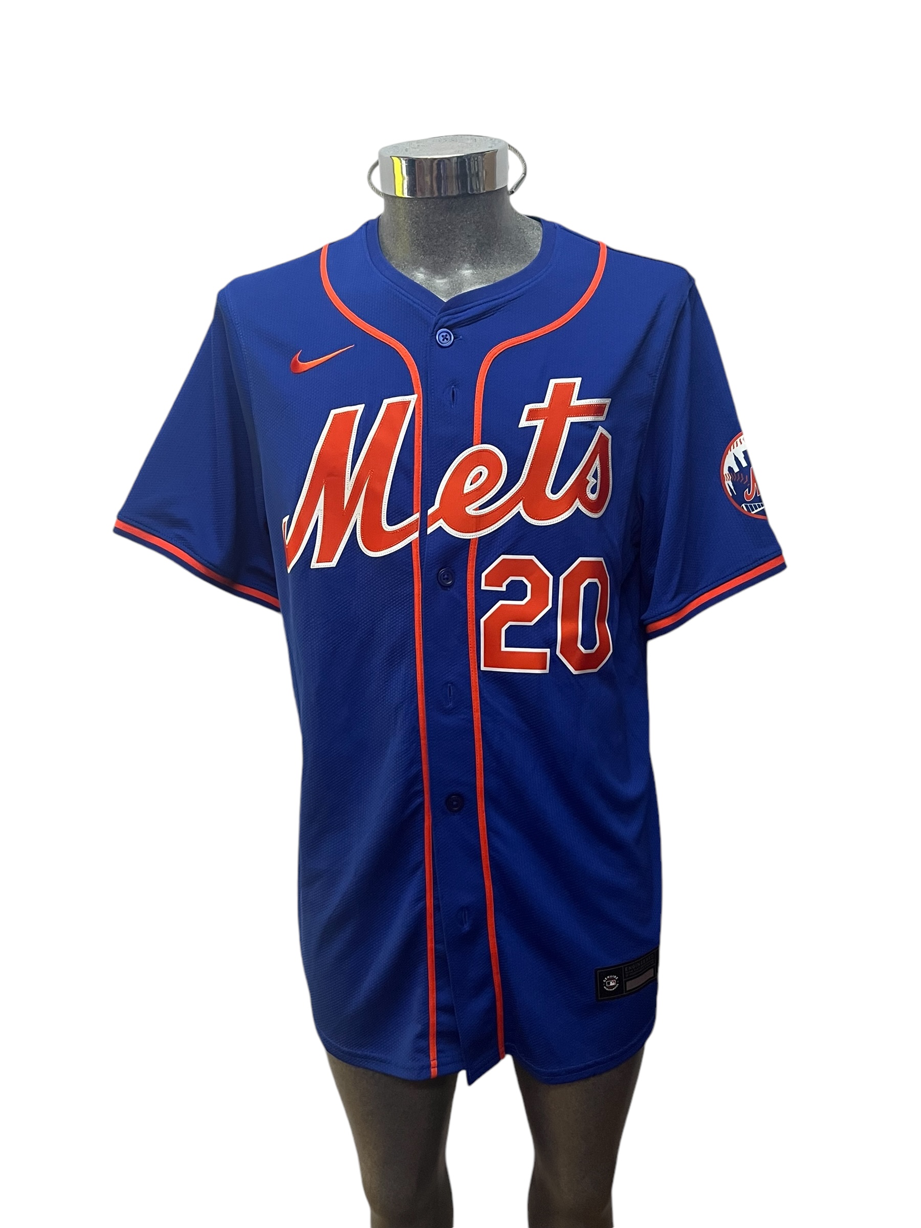 Jersey jugador Original Nike Beisbol MLB Mets Nueva York alternativo #20 T7LM-NMA2