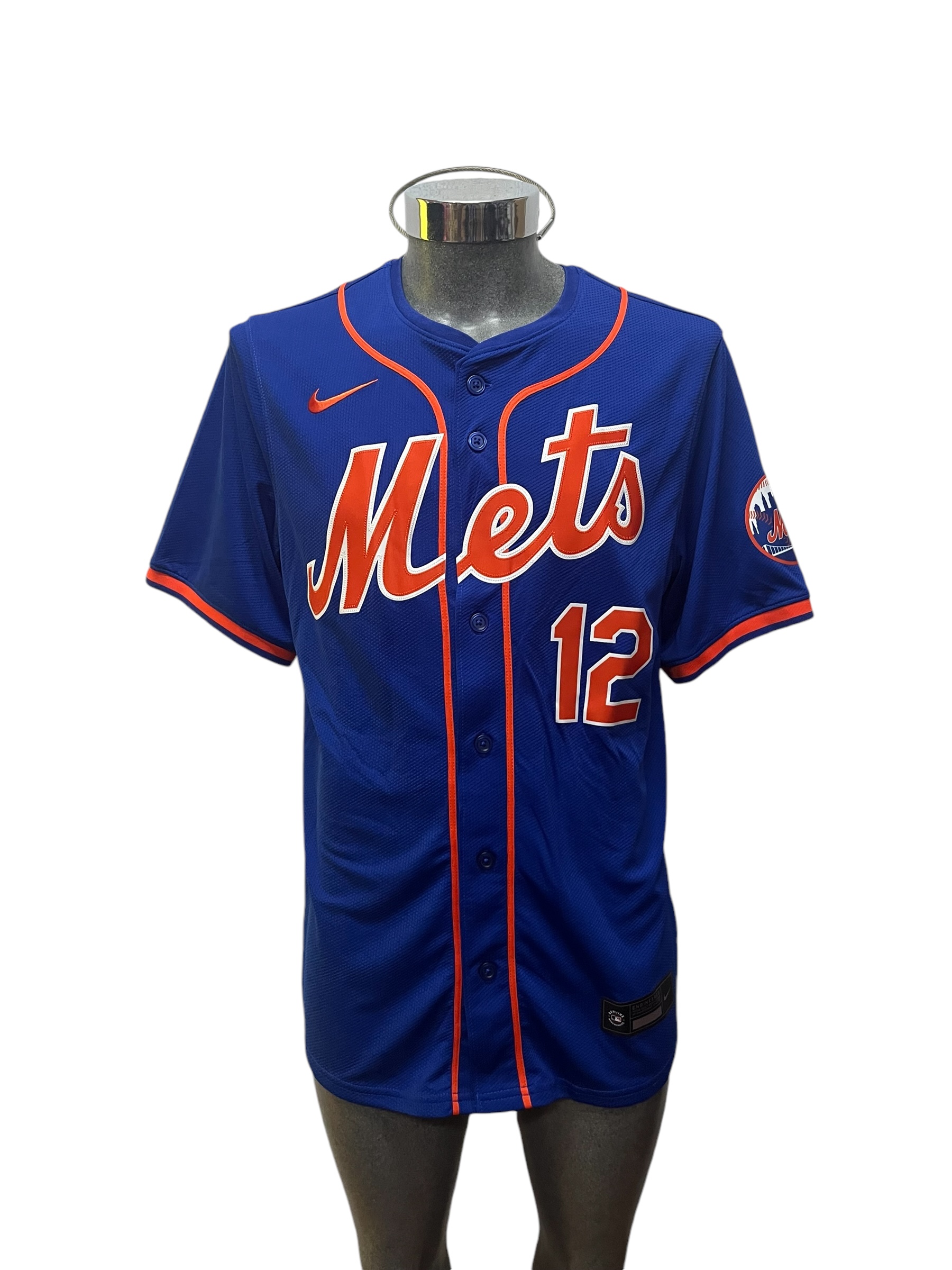 Jersey jugador Original Nike Beisbol MLB Mets Nueva York alternativo #12 T7LM-NMA2-NM9