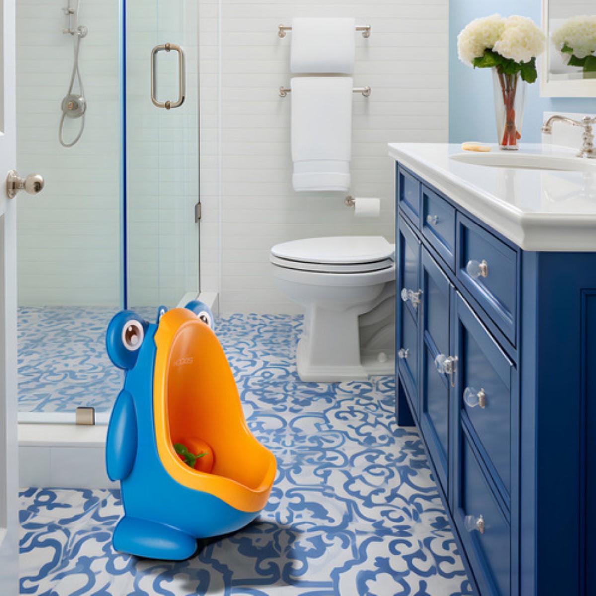 Baños Entrenadores Baño Bebe Bañito Mijitorio Urinario Niño! Azul