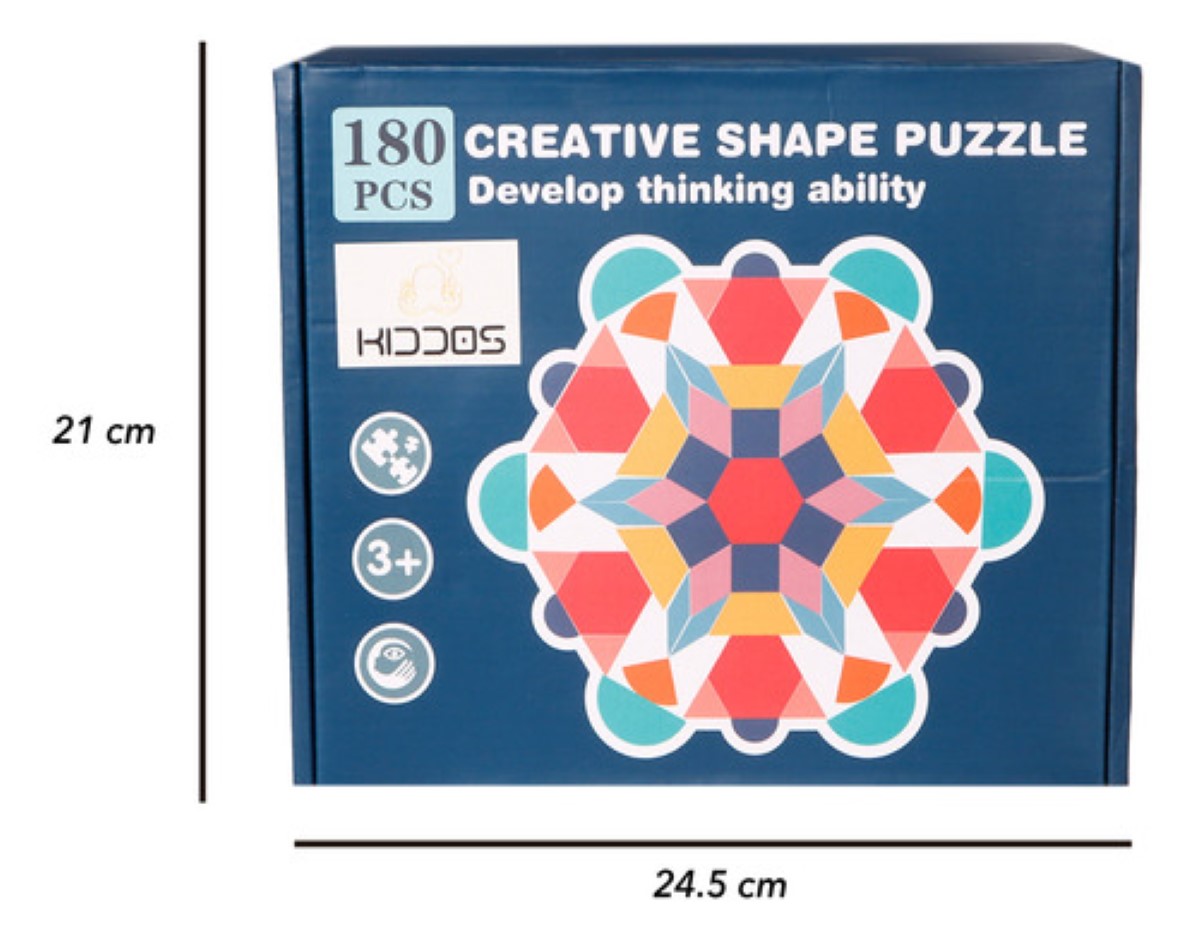 Rompecabezas Tangram Juguete Niño Niña Creativa Geométrica COLORES