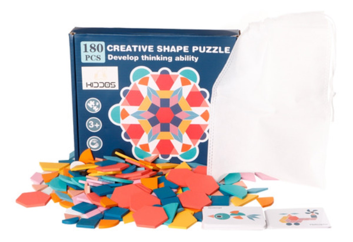 Rompecabezas Tangram Juguete Niño Niña Creativa Geométrica COLORES
