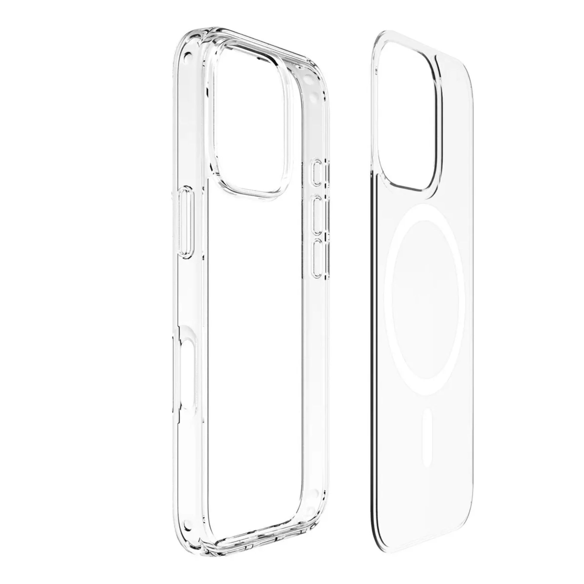 Kit Mica Cámara Para Iphone 16 + Funda Case Transparente para Iphone 16 pro / Transparente