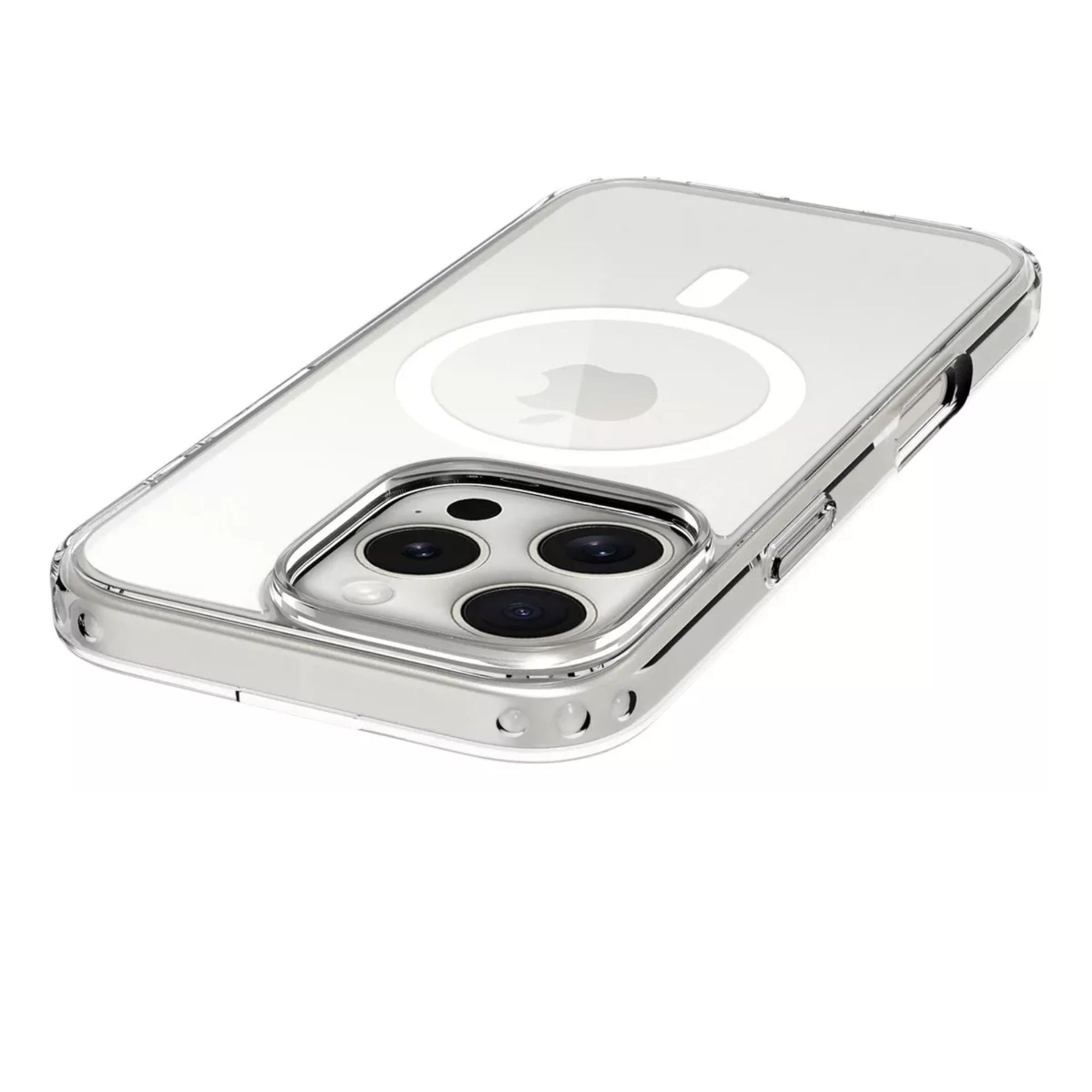 Kit Mica Cámara Para Iphone 16 + Funda Case Transparente para Iphone 16 pro / Transparente