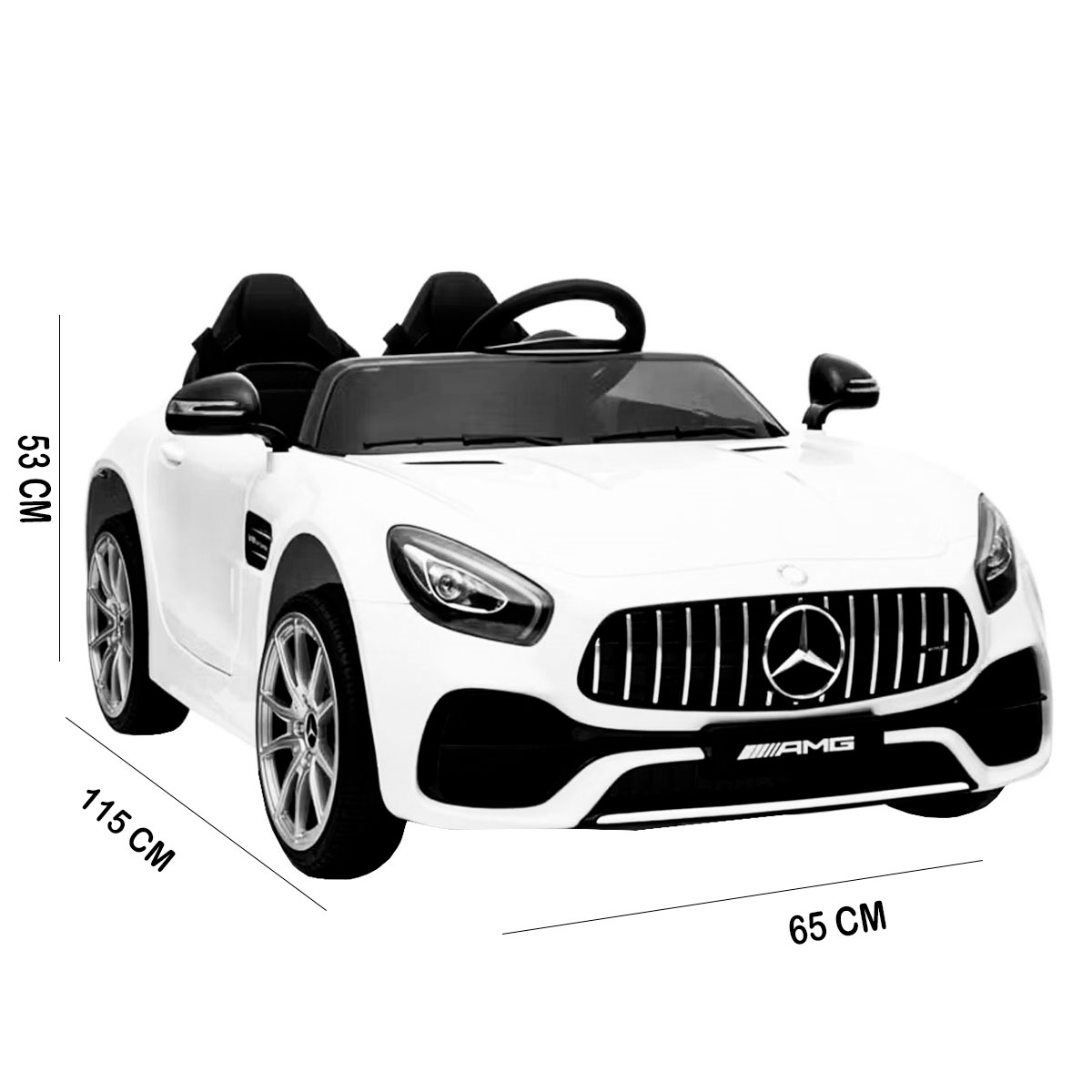 Montable Eléctrico Mercedes Benz DK-SL63 Le Monde Blanco