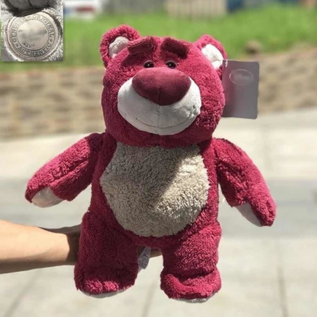 Peluche Oso Toy Story Lotso Olor A Fresa 38 Cm Morado