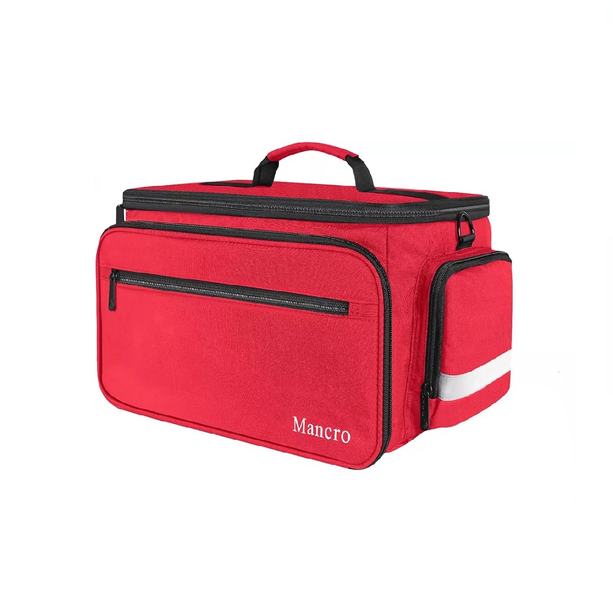 Botiquin De Primeros Auxilios Multi-Compartimentos Impermeable Rojo