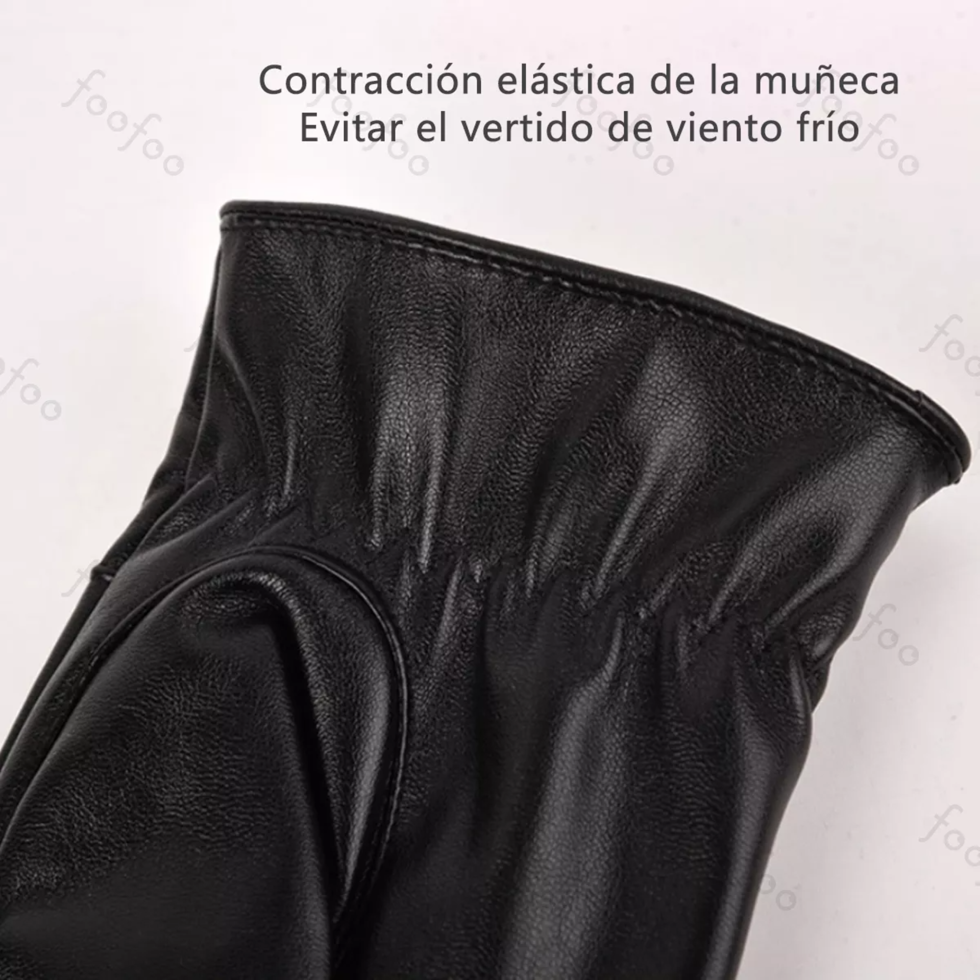 Guantes De Cuero De Invierno Pantalla Táctil Cálido Y Suave