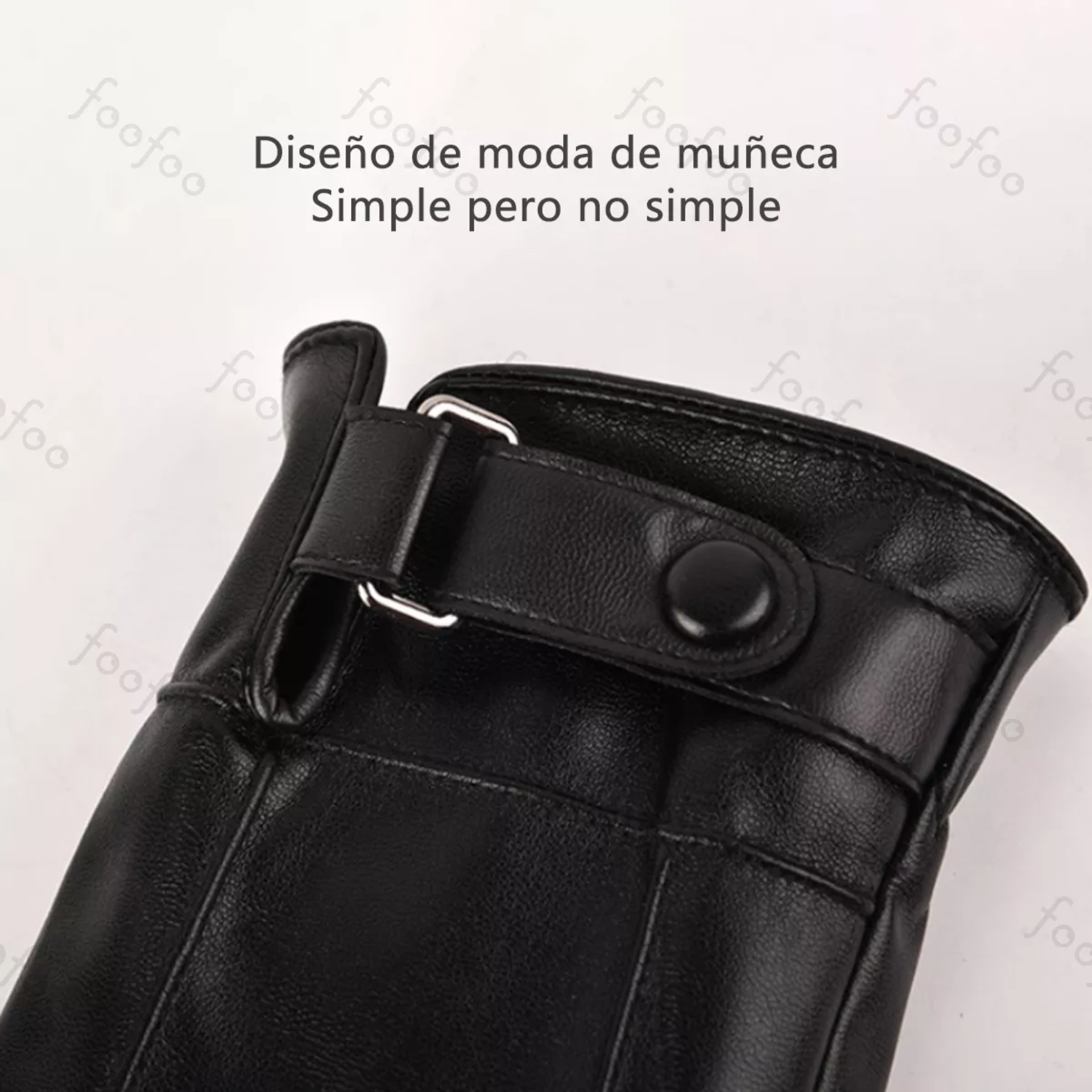Guantes De Cuero De Invierno Pantalla Táctil Cálido Y Suave