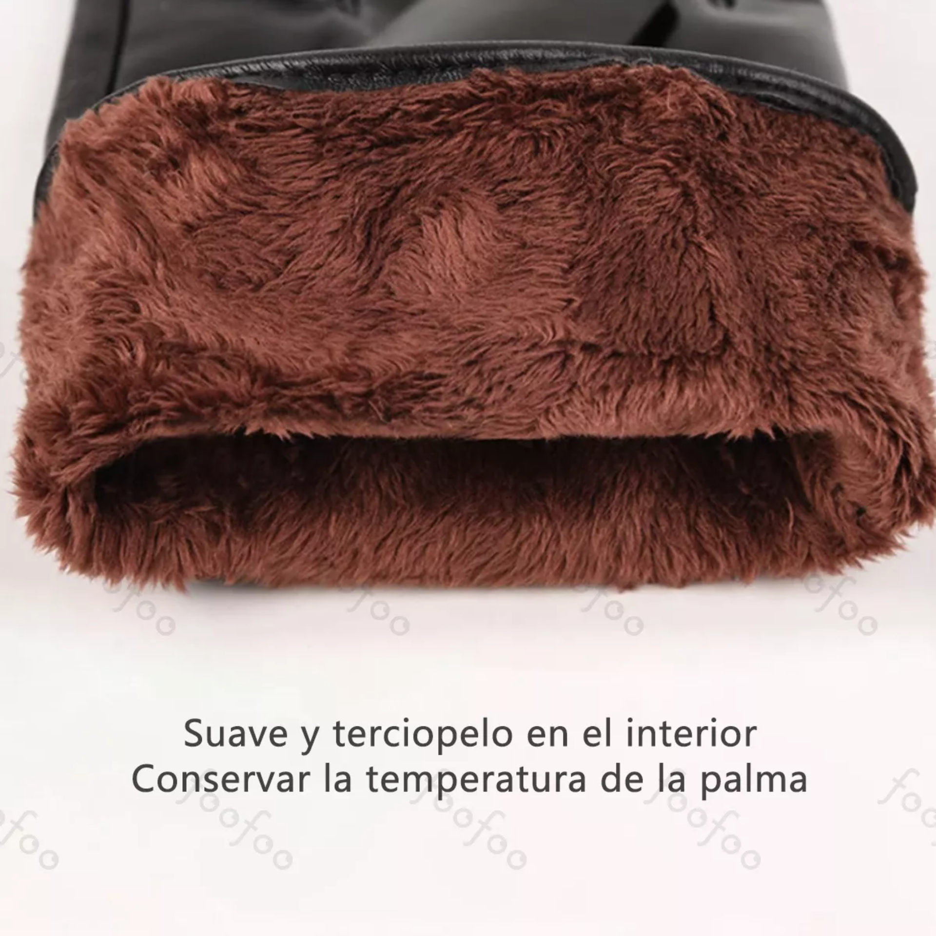 Guantes De Cuero De Invierno Pantalla Táctil Cálido Y Suave