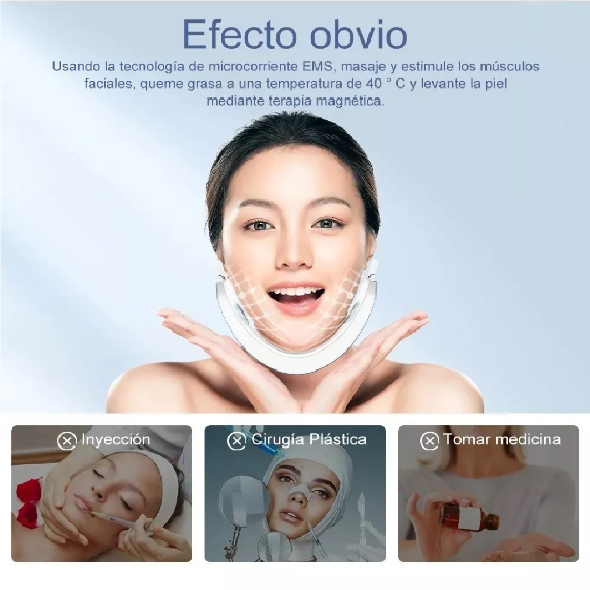 Reductor De Papada Ems, Fototerapia Led Facial