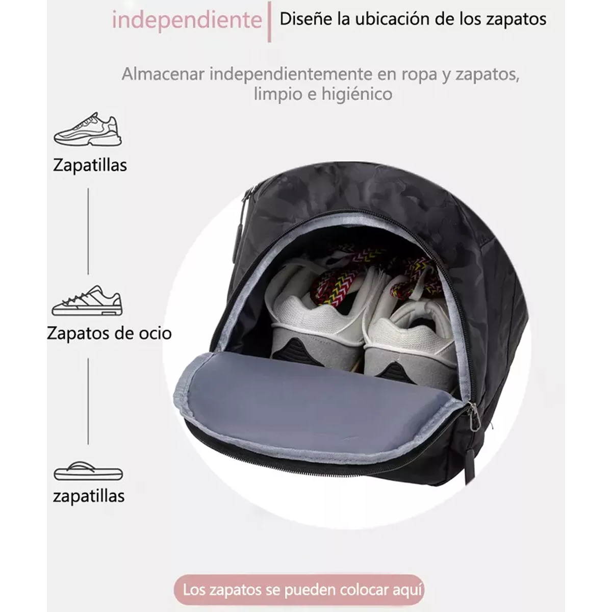 Maletas Deportiva Mochila De Gym Viaje Equipaje De Hombre Azul