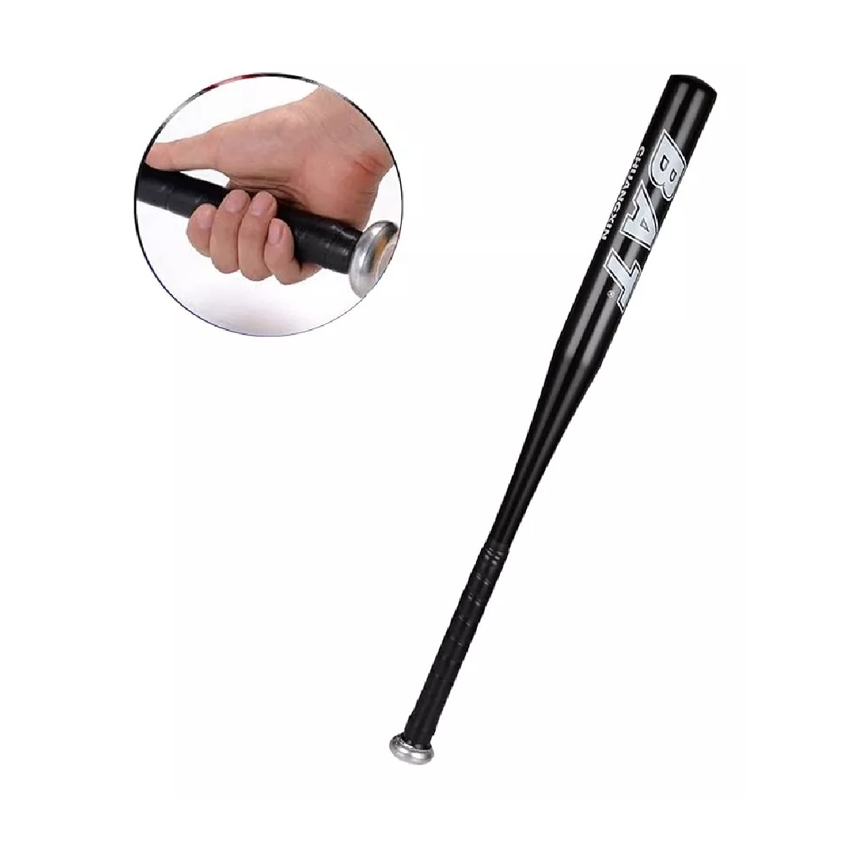 Set Bat De Aluminio, Pelota Y Guante Beisbol Infantil Negro