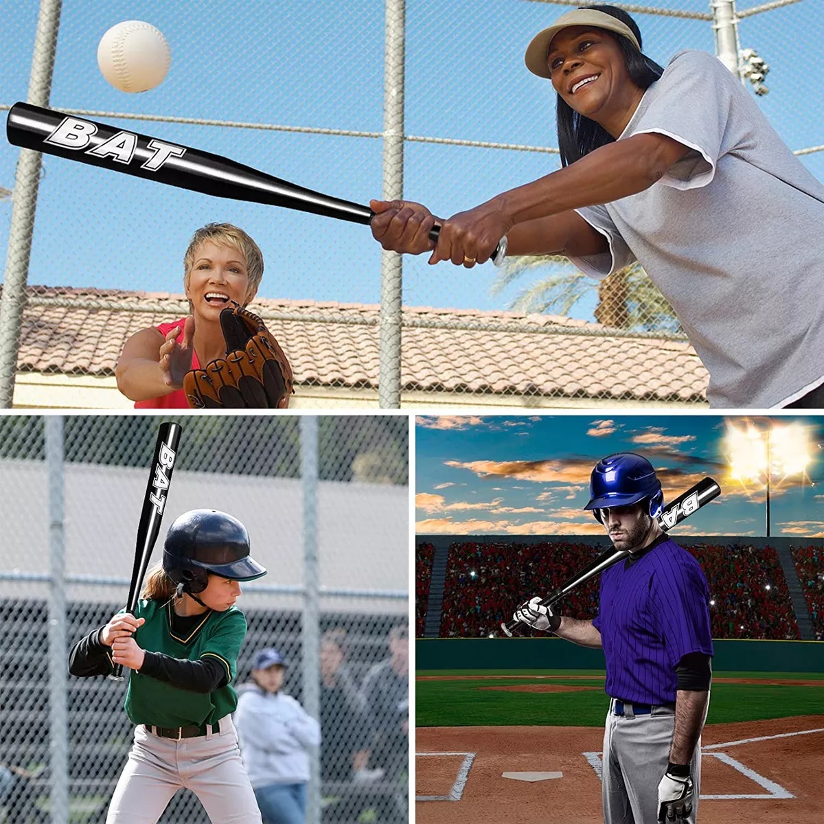 Bate De Aluminio Béisbol Profesional Beisbol Softbol