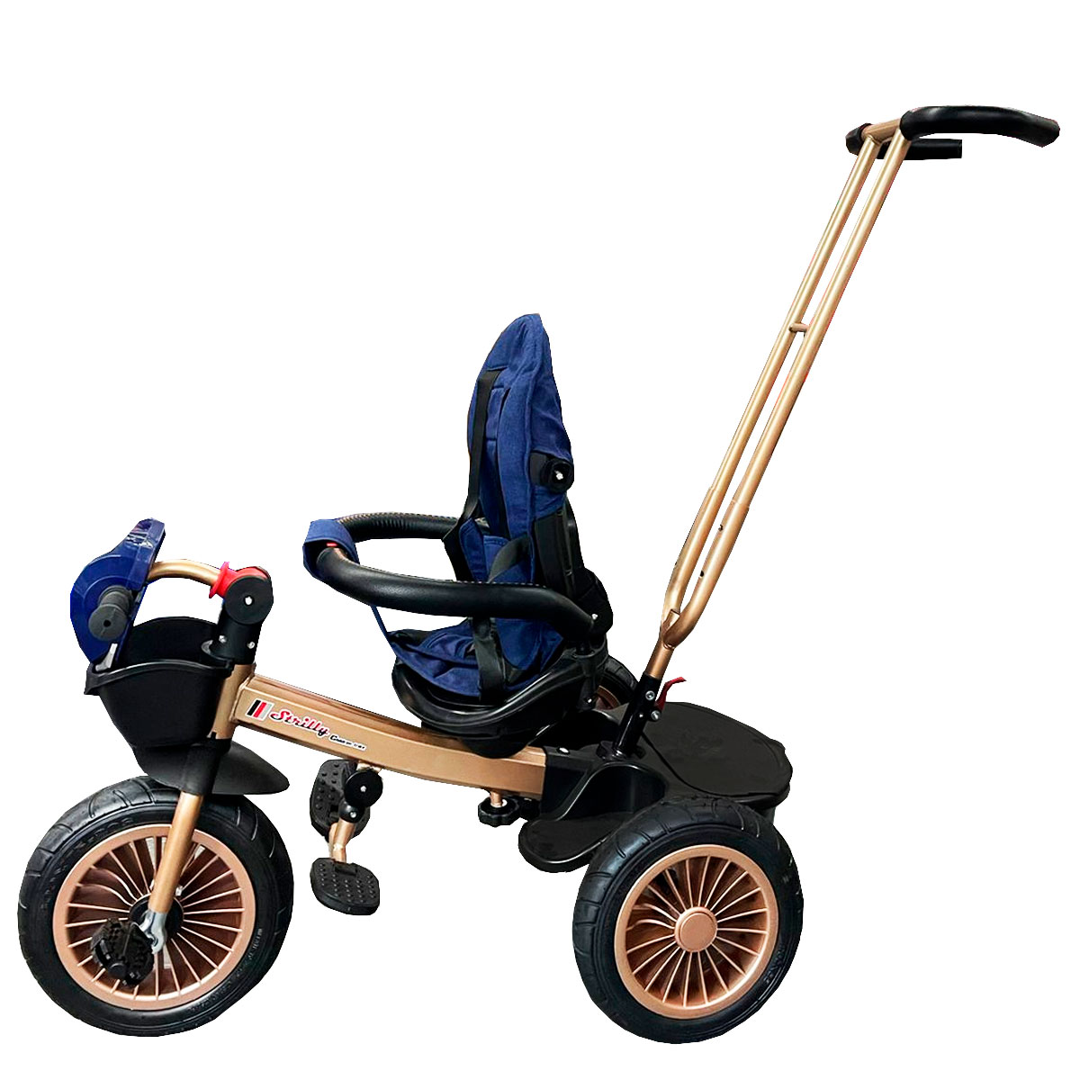 Triciclo Infantil Evolutivo Giratorio 360 para niños SG6018M-2 Azul