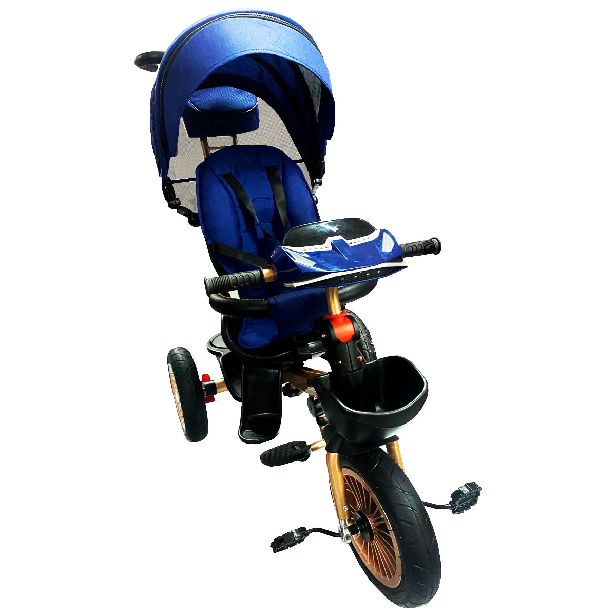 Triciclo Infantil Evolutivo Giratorio 360 para niños SG6018M-2 Azul
