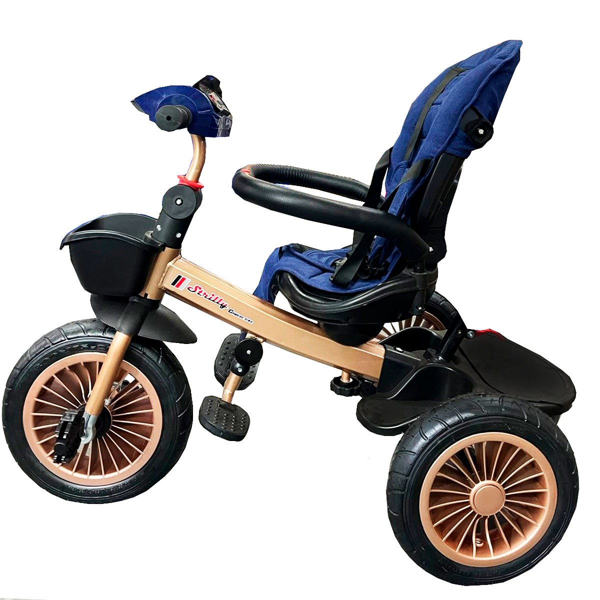 Triciclo Infantil Evolutivo Giratorio 360 para niños SG6018M-2 Azul