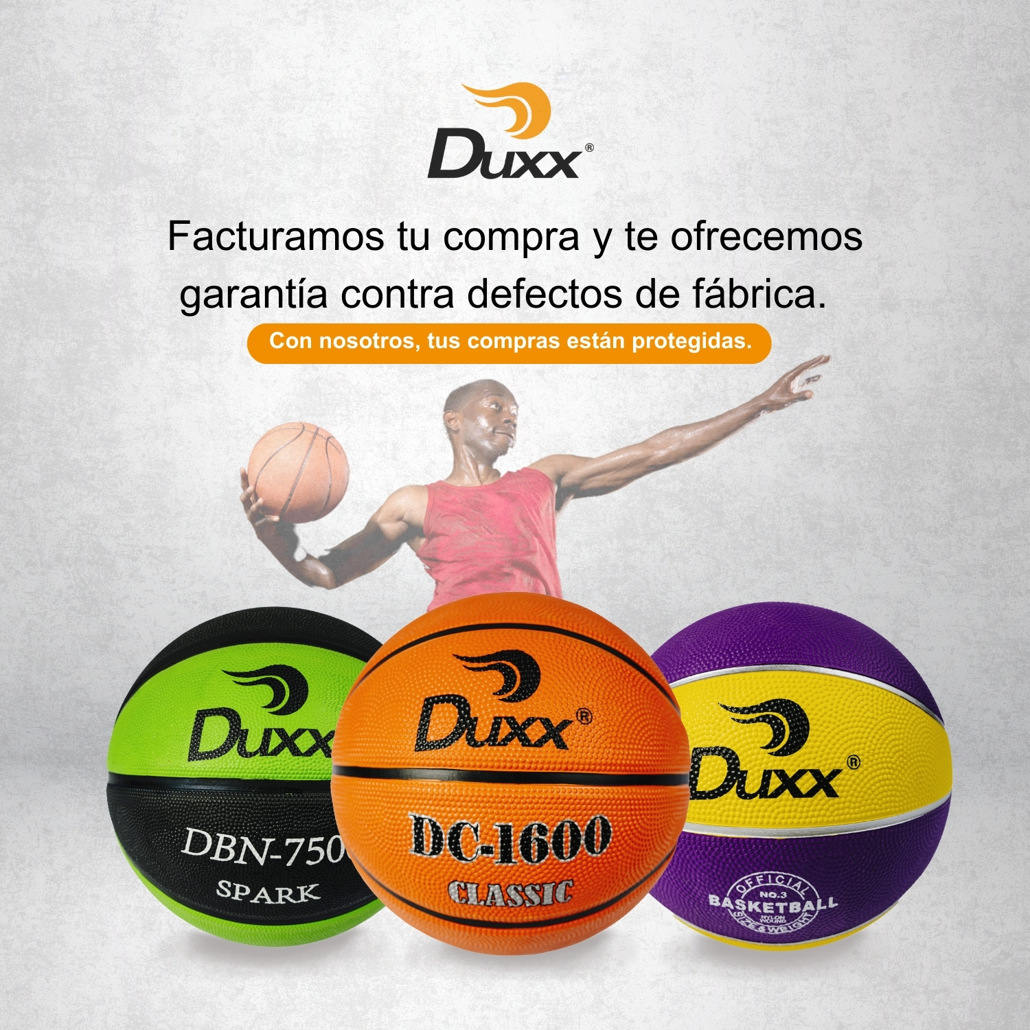 Duxx Balón Basquet Ball Piel Sintética (PU)#7 Swish