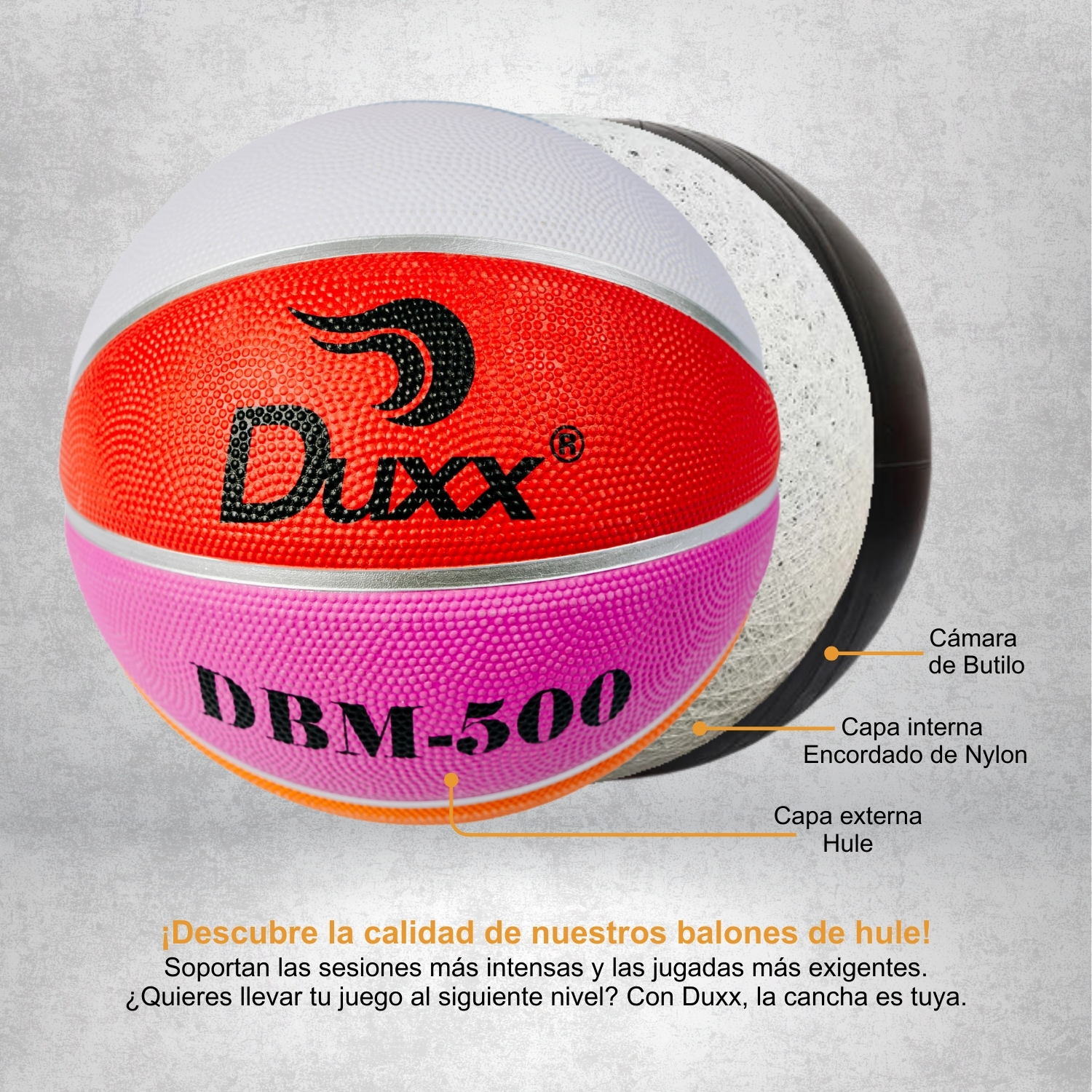 Balón Duxx de Basquetbol #5 Hule 