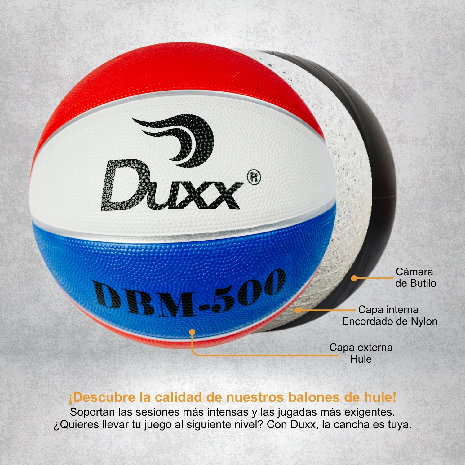 Balón Duxx de Basquetbol #5 Hule 